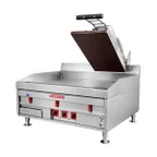image of Lang UCCSE12 Universal Clamshell Sandwich / Panini Grill, Top Press, Electric, 11"W x 21-1/2"D Contact Surface