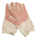 image of AllPoints 1331480 Oven Glove, 12" Cotton Terry, White, Heat to 500°F, Certified - 1 Pair