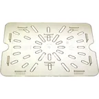 image of AllPoints 78429 Drain Rack - 1/2 Size Polycarbonate Food Storage Box, Replaces Cambro 20CWD