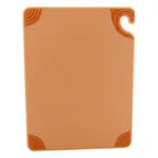 image of AllPoints 8121521 - San Jamar Saf‑T‑Grip™ Cutting Board, 15" x 20" x ½", Brown Co‑Polymer, NSF Certified
