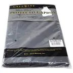 image of AllPoints 851280 Bib Apron – 43" x 30" Black Neoprene, Pocket‑Free, Kitchen Use
