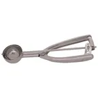 image of AllPoints 85468 Ice Cream Disher, 7/8 Oz Capacity, #40, Stainless Steel Squeeze Handle, Metal Finish