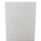 image of AllPoints 86102 Plastic Cutting Board - 15" x 20" x 0.5" White Non‑Skid, Non‑Absorbent Grade