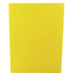 image of AllPoints 86142 Plastic Cutting Board - 18" x 24" x 0.5" Yellow Non‑Skid, Non‑Absorbent Plastic