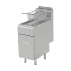 image of Asber AEF-4050 FT 15" Floor Model Gas Deep Fryer, Full Pot, Liquid Propane, 50 Ibs, 90.000 BTU