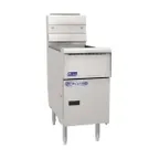 image of Pitco SSH55R-5FD Floor Model Gas Deep Fryer, Multiple Battery, Full Pot, 5 Pot 250 Ibs 500,000 BTU
