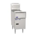 image of Pitco SSH55R-6FD Floor Model Gas Deep Fryer, Full Pot, NG/LP, 300 Ibs 600,000 BTU, Filter Drawer System