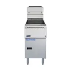 image of Pitco SSH55R Floor Model High Efficiency Gas Deep Fryer, Full Pot, NG/LP, 50 Ibs, 100,000 BTU