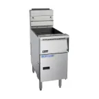 image of Pitco SSH60-1FD 14" Floor Model Gas Deep Fryer, Full Pot, 60 Ibs Capacity, 80.000 BTU, ENERGY STAR®