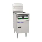 image of Pitco SSH60R 18" Floor Model Gas Deep Fryer, Full Pot, NG or LP, 60 Ibs, 100.000 BTU