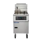 image of Pitco SSH75-2FD Floor Model Multiple Battery Gas Deep Fryer, NG/LP, 150 Ibs 210.000 BTU