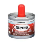 image of Sterno 10100 Stem Wick Chafing Fuel, 2‑Hour Narrow Width, Steady Flame, Cool‑Touch Can – 24/Case