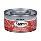 image of Sterno 20660 Handy Fuel Chafing Dish Gel, 2-Hour Burn, Methanol, Smart Can Indicator - 72/Case