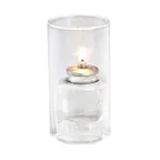 image of Sterno 80120 Nikola Lamp, 4½" H x 2⅜" Dia Glass Candle Holder for Soft Light® Wax Candles - 6/Case