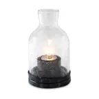 image of Sterno 80134 Edison Lantern Lamp, 5½" H x 3¼" Dia., Clear Glass, Wax Candle Compatible, - 6/Case
