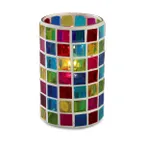 image of Sterno 80200 Classic Elegance Capri Candle Lamp, 4-7/8" H x 3-1/8" Dia., Light Wax/Flameless, - 6/Case