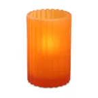 image of Sterno 80216 Candle Lamp, 5" H x 3-1/8" Dia., Glass, Fits 24-36hr Wax or Flameless Candles - 6/Case