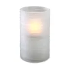 image of Sterno 80256 Katama Candle Lamp, 5" H x 3" Dia Glass Round, for 24‑36hr Wax Candles - 1/Case