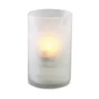 image of Sterno 80278 Grace Votive Lamp, 3½" H x 2¼" Dia, Frosted Glass, Finish, Round Candle Holder - 6/Case