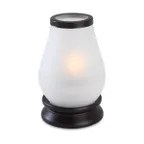 image of Sterno 80384 Draper Lamp, Wood Globe, 7¼" H x 4⅛" Dia., Fits Light® Liquid Wax Candles, - 6/Case