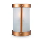 image of Sterno 80567 Penny LX Lamp, 5-1/2" H x 3⅜" Dia Glass Lamp, Fits Wax or Flameless Candles - 6/Case