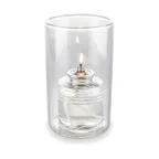 image of Sterno 85272 Candle Lamp Globe, Glass Cylinder, 3-1/2" H x 3" Dia, Bases 85164-85170, - 6/Case