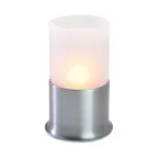 image of Sterno 85404 Corsa Candle Lamp Globe, 3-3/8" H x 2-31/32" Dia., Smooth Frost Cylinder Glass, - 6/Case