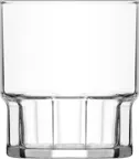 image of LAV HORECA BON340 Soft Drink Glass, 13.5 oz (3 ¾" H x 3 ½" Rim), Fine Rim Glass, Stackable, 12/Case