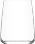 image of LAV HORECA SLO347 - Salerno Stemless Wine Glass, 16 oz, Fine Rim Soda Lime Glass, - 12/Case