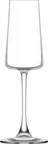 image of LAV HORECA SLO620 - Salerno Champagne Flute Glass, 7 oz (8.5" H), Fine Rim Soda Lime Glass - 12/Case