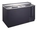 image of Kool‑It Infinity KIN50BC‑HC Bottle Cooler – Black Coated Steel Exterior, Stainless Steel Interior, R290