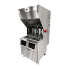 image of Wells WVAE110FT Ventless Twin Turbo Fryer, Electric, 2x55lb Fat Cap Vats, Stainless Steel, Programmable Touchscreen