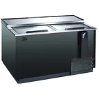 image of SABA SBC-65B Bottle Cooler – 64½" Wide Two‑Section Bar Cooler, Holds 22/32 Cases, R134a