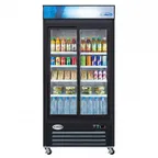image of Koolmore KM-MDR-2GD-33CSL 33.5 cu ft Display Case, 8 Shelves R290