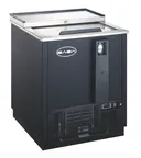 image of SABA SBC-25B Bottle Cooler – 26-3/8" W, 4.5/6 Cases 12oz, Black Exterior, 1/6 HP, 115V, R134a