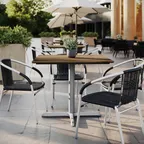 image of Flash Furniture ST-SQ36-NAT-T3030S-GG Outdoor Table