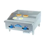 image of Comstock-Castle 3224MG 24" Countertop Gas Griddle with Manual Control, 1" Steel Plate, 50.000 BTU