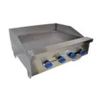 image of Comstock-Castle 3230MG 30" Countertop Gas Griddle with Manual Controls, 1" Steel Plate, 72.000 BTU