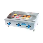 image of Comstock-Castle 3236MG 36" Countertop Gas Griddle with Manual Controls, 1" Thick Plate, 75.000 BTU
