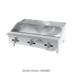 image of Comstock-Castle 3824TG 24" Countertop Gas Griddle with Thermostat / Solid State Controls, 60.000 BTU
