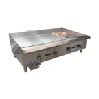 image of Comstock-Castle CCTG3148-1 48" Countertop Gas Griddle with Thermostat/Solid Controls, 120,000 BTU