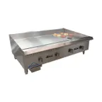 image of Comstock-Castle CCTG3148-1-C 48" Countertop Gas Griddle with Thermostat/Solid Controls, Carbon Steel