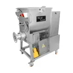 image of Concasse MOM32AC 32‑Gear Meat Grinder – 50‑55 lb/hr, 130 lb Hopper, Cast‑Iron, Pedal‑Operated, BNIR32 Knife, 7.5 HP/3‑Ph