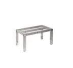 image of Channel ADE1424 Aluminum Dunnage Rack w/ 2000 lb. Capacity - 24"W x 14"D x 12"H