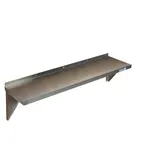 image of Channel SWS1248 Solid Knock-Down Wall Shelving, 48 Inch x 12 Inch, Stainless Steel Construction