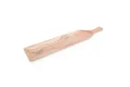 image of Wood&Food 5315013 Rectangular Acacia Serving Board with Handle, 20" x 3.9", Acacia Wood