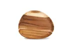 image of Wood&Food 5315042 Serving Board - Freeform Platter, 10" x 8", Santo Acacia Finish, No Handle