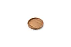 image of Wood&Food 5315043 Round Wooden Serving Board, 5.9" Diameter, Santo Acacia, Design - Individual