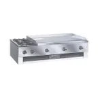 image of Comstock-Castle 10T201 30" Countertop Gas Griddle/Hotplate Combo, Thermostatic Controls, 48.000 BTU