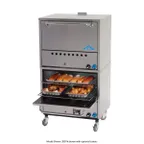image of Comstock-Castle 2B26N Restaurant Type Double-Deck Gas Oven w/ 2 Standard Ovens, 6" Legs
